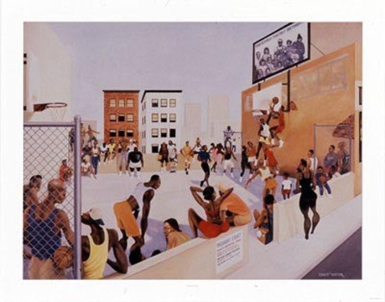 Piedmont Court Mini Art Print by Ernest Watson - Classic Wall Decor 10.75 x 13